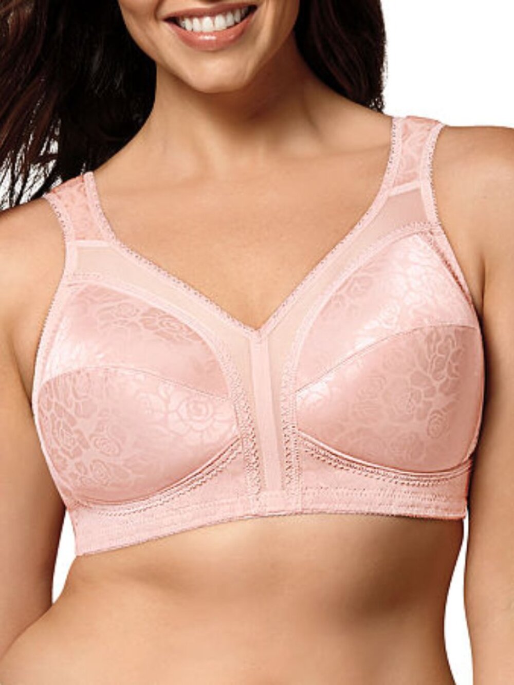 #2156 Playtex 18 Hour Ultimate Shoulder Comfort Wireless Bra Pretty Blush